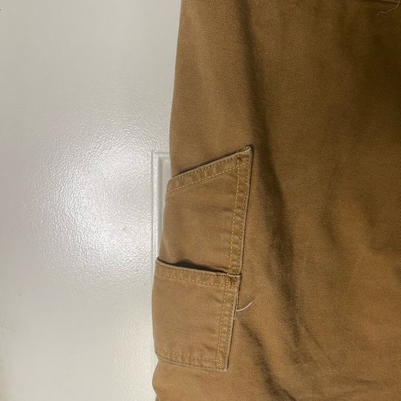 Dickies Flat Front Relax Shorts Mens Size 42 Tan Brown Heavyweight 100% Cotton . - Picture 4 of 9
